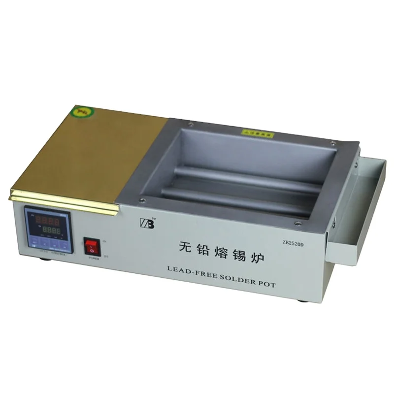 Бессвинцовая паяльная печь ZB2520D, цифровой высокотемпературный паяльник из олова