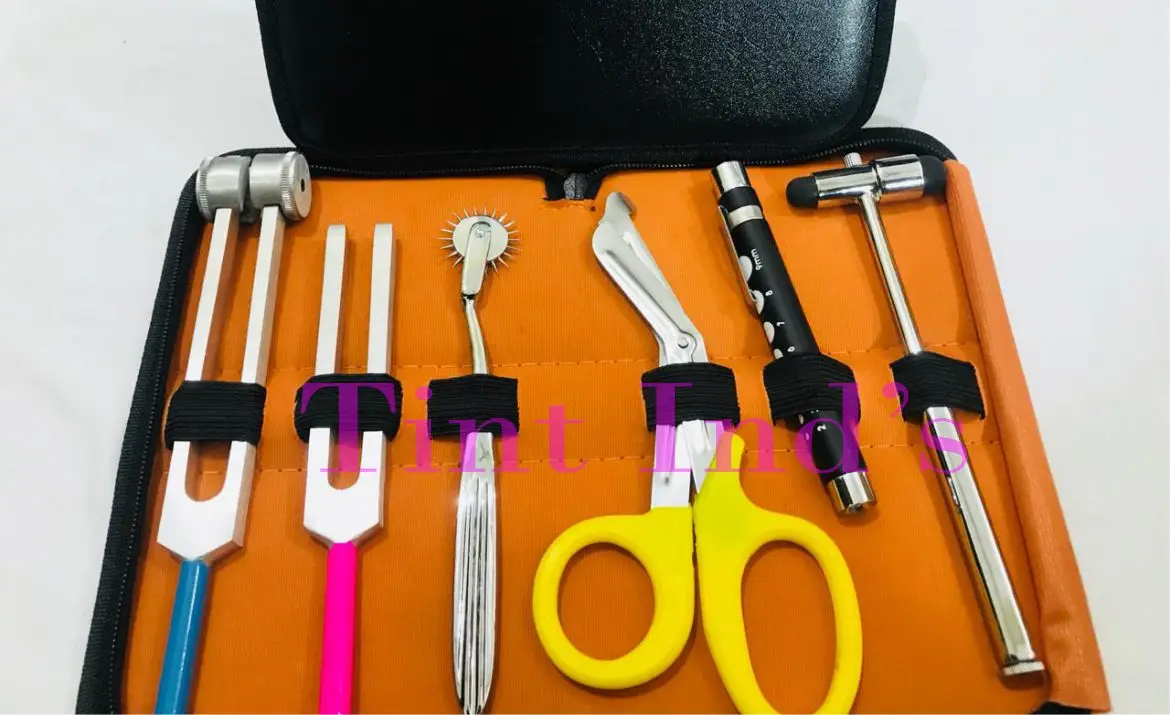 
Tuning Fork Set of 5 for Nursing Medical and Music Students C128 C256 C512 C1024 & C2048 Zipper Case Included 