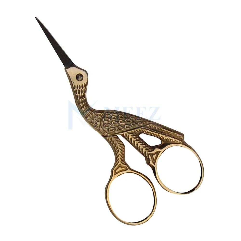 Wholesale Stork Embroidery Scissors And Cross Stitch Sewing Craft Bird Small Tool Scissor Beauty Instruments