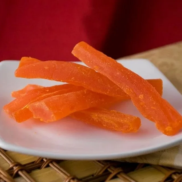 Vietnamese Dried Fruits Crispy Dried Papaya Slices Factory Fair With Cheap Price - FruitBuys Vietnam