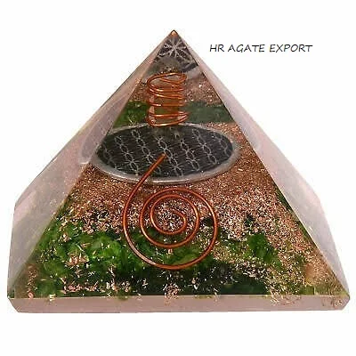 Wholesale Crystal Chips Orgone Meditation Healing Pyramid Agate Natural Gemstone Energy Orgonite Bulk Pyramid