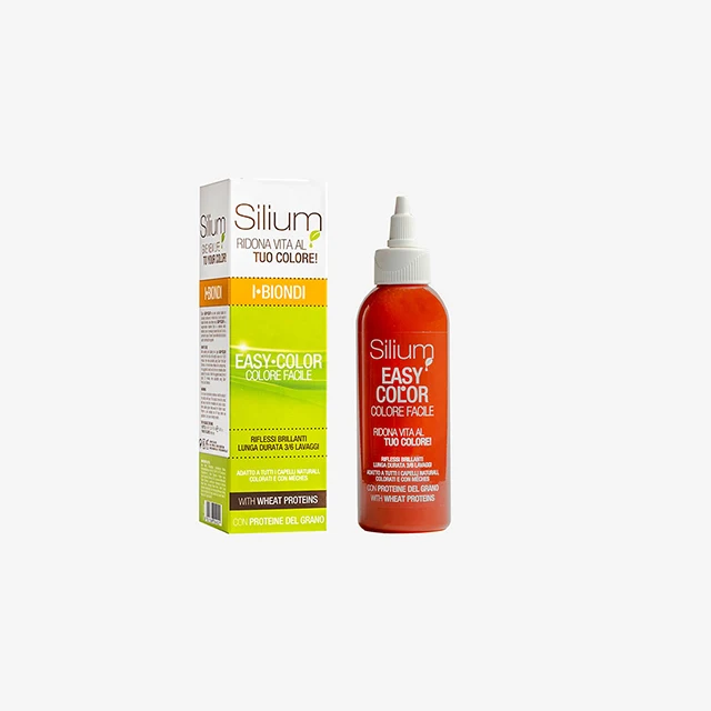 Made in Italy easy direct hair color kit silver to give reflex to the basic natural organic color cream or cosmetic