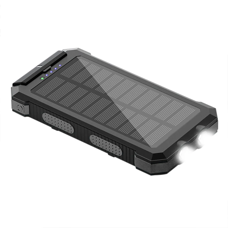
Waterproof Outdoor 30000mah Solar Mobile Powerbank Solar Phone Charger Dual Usb Solar Portable Power Bank For Phone 