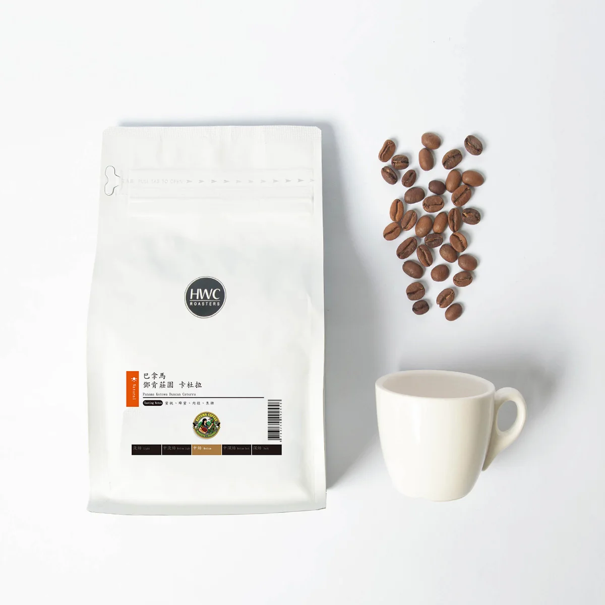 Высококачественные жареные кофейные зерна Kotowa Дункан какурра