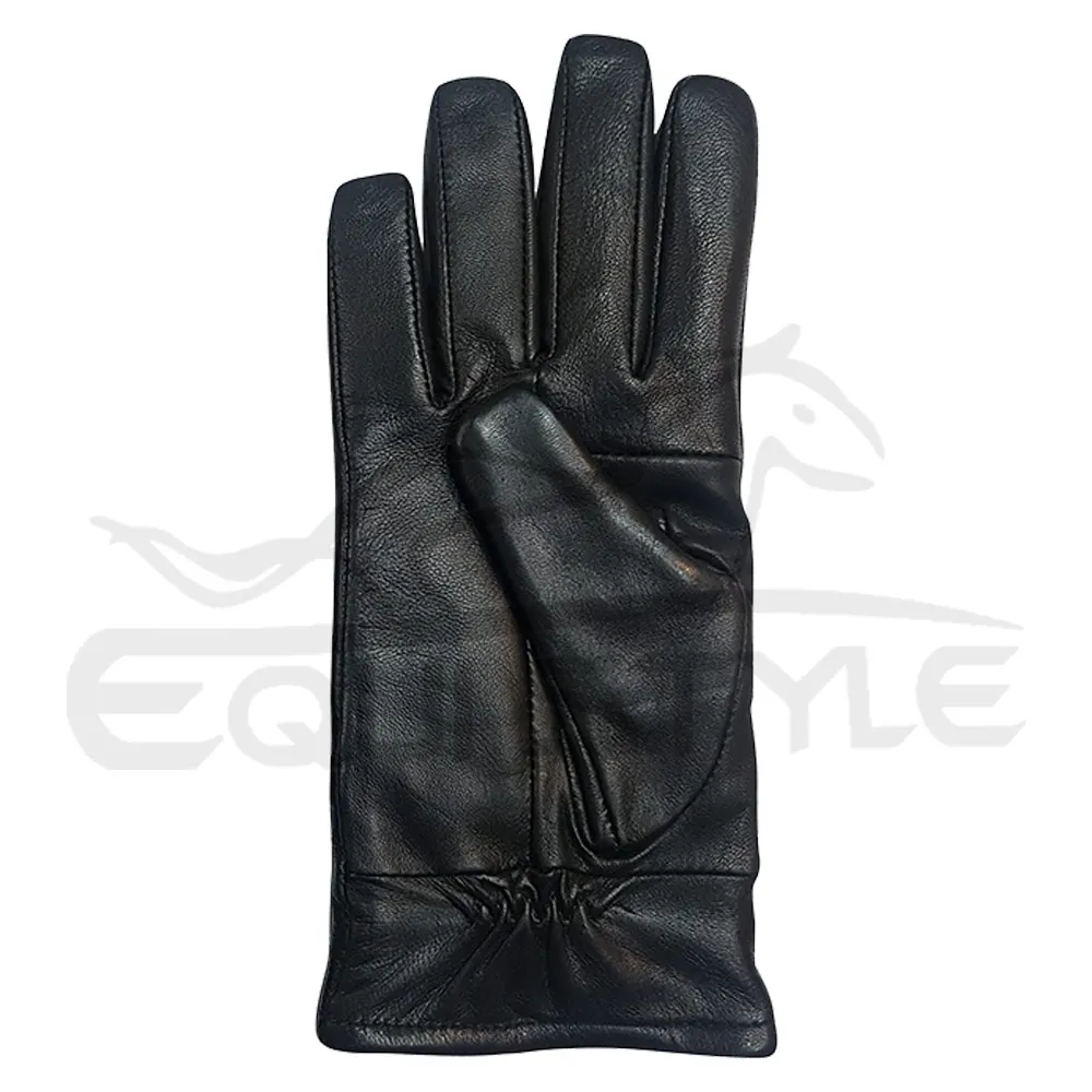 Black Leather Gloves High Quality Genuine Leather WInter Gloves Full Finger XXL Size Cold Weather Sheepskin Gloves in Pakistan