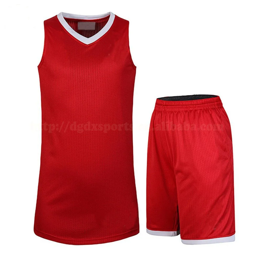 
Personalized Custom Name Printed Basketball Jersey Sportswear Team Uniforms 2 Piece Set. Front & Back Name/Number. V Neck. 