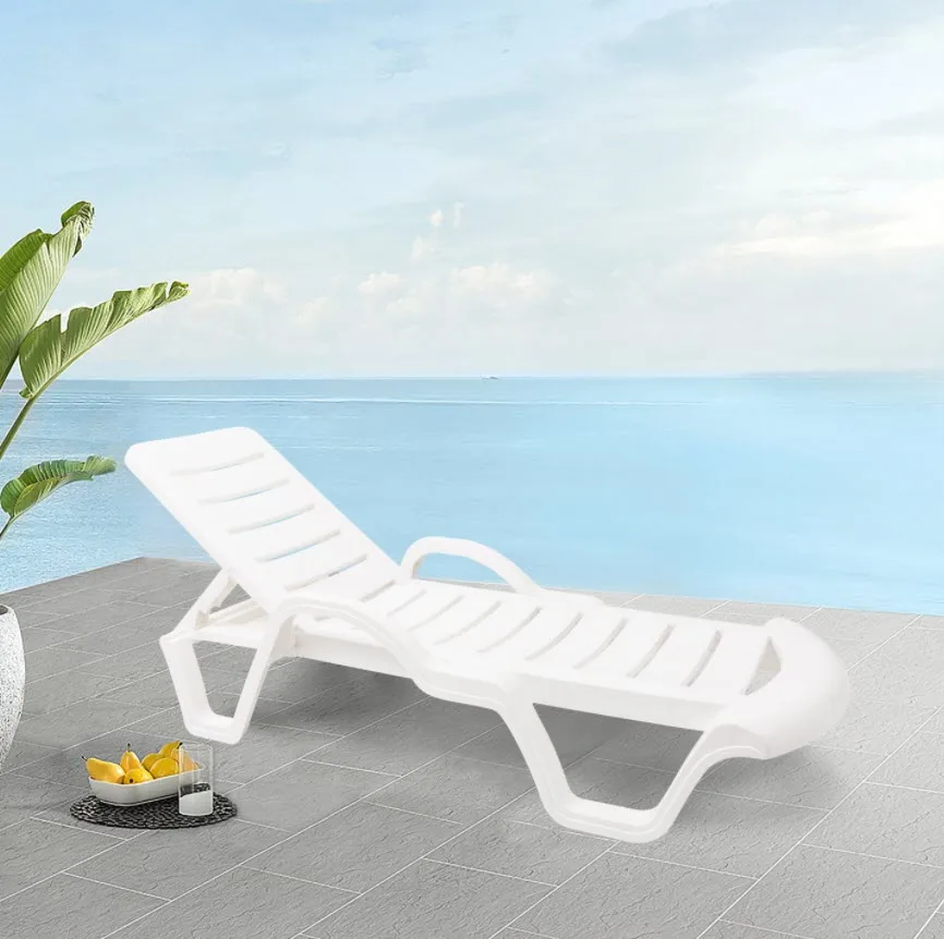
Monaco Sun Lounger for Hotels Home Garden Villa Beach Club Plastic Sun Loungers 