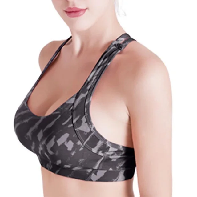 Ribbed Set Built In Top Seamless Athletic Vest Women Sports Fitness Running Jogging Gym Yoga Bra