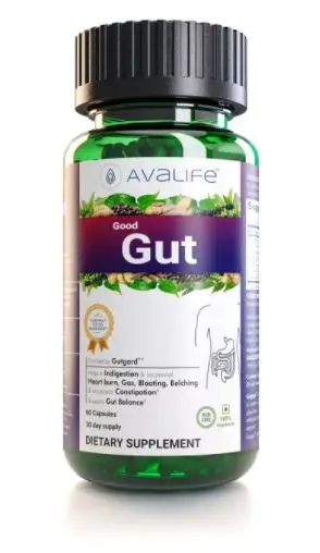 Avalife Good Gut Dietary Supplement 60 Capsules 30 Day Supply Top Selling Health Products