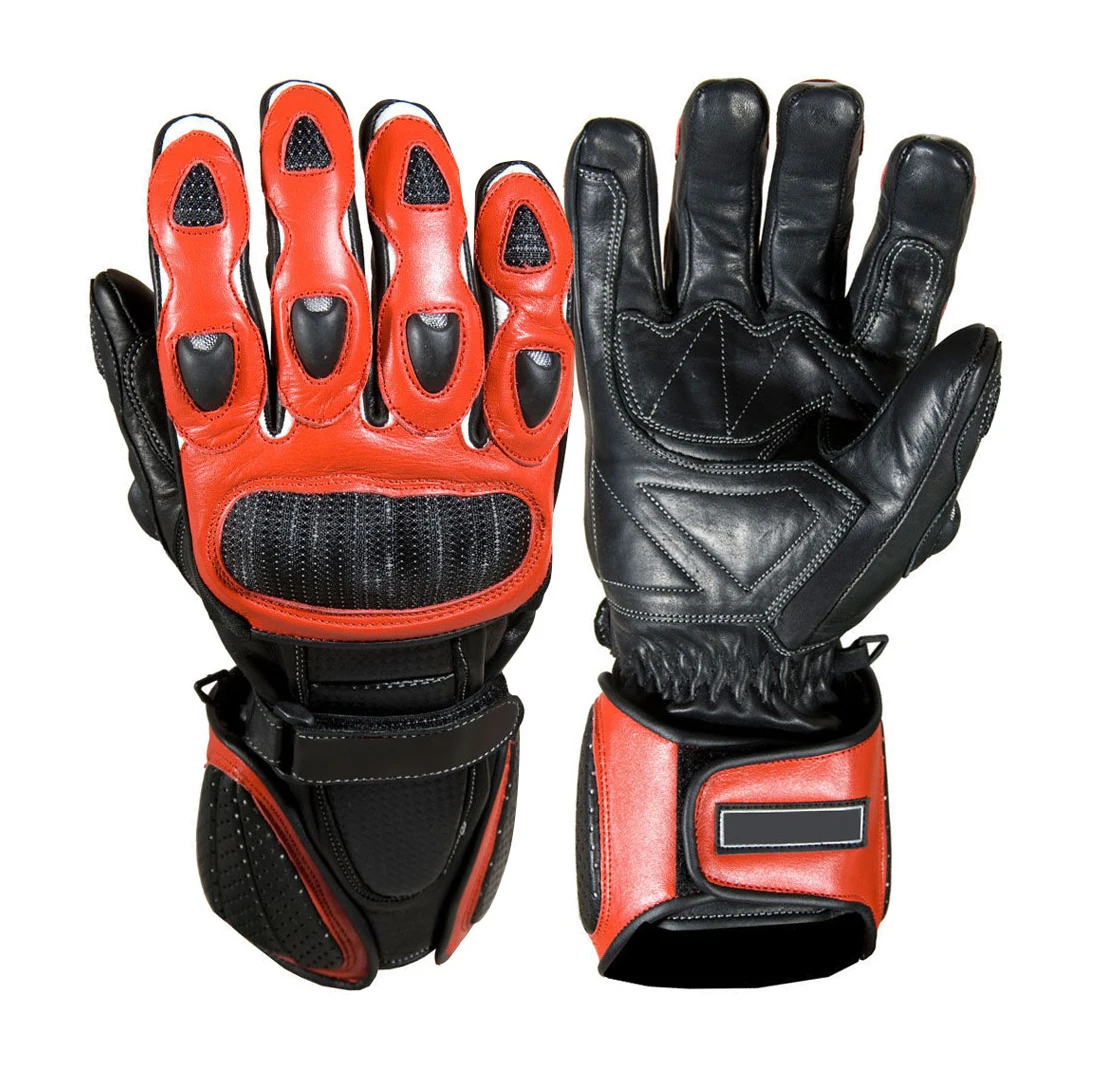 Top quality Leather Motorbike Sports Gloves Custom made Best selling Motorbike Motorcycle Gloves