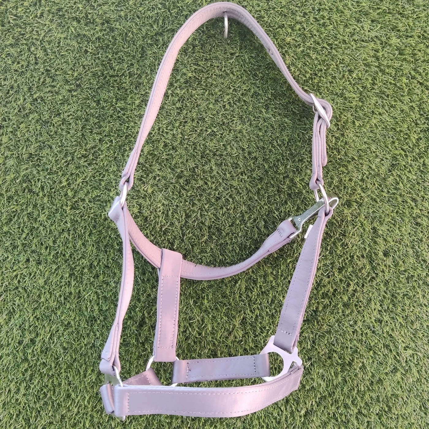cloth wrapped grey color nylon horse halter nylon halter horse halter