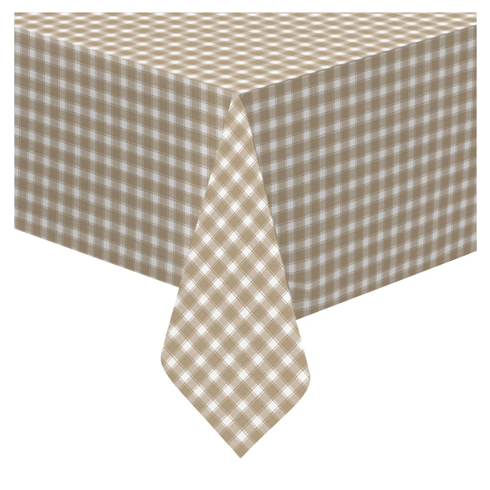 High Quality PVC Tablecloth with Flannel Nonwoven Backing Oeko-tex certified