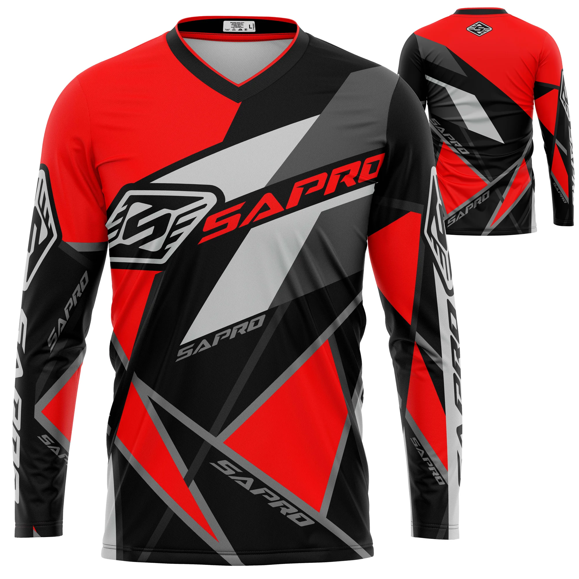 High Quality Motocross Jersey Made of 100% Polyester Micro Mesh fabric with Never fading color sublimation process custom design