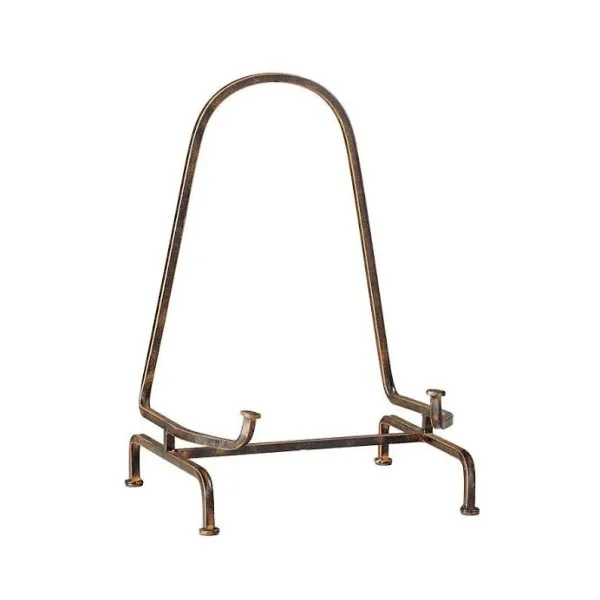 Hot Selling Portable Small Metal Easel Stand Adjustable Floor Easel Store Display Rack Black Plate Stand