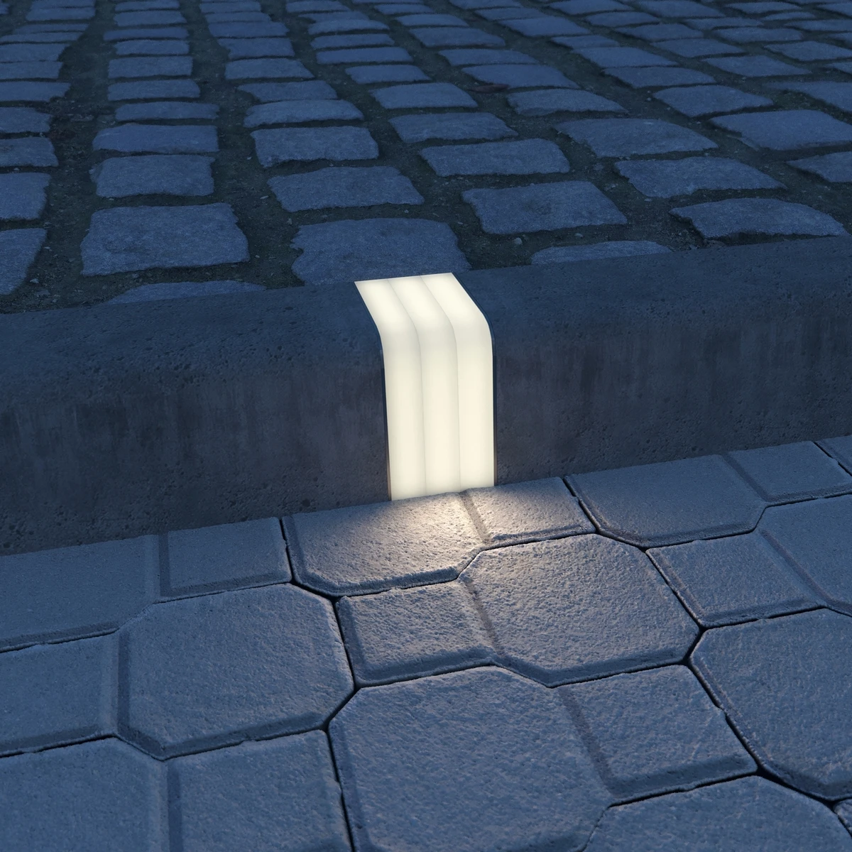 IP67 2.5W 4W IK10 Recessed Driveway LED Road Pavement Curbstone Light For Road Decoration