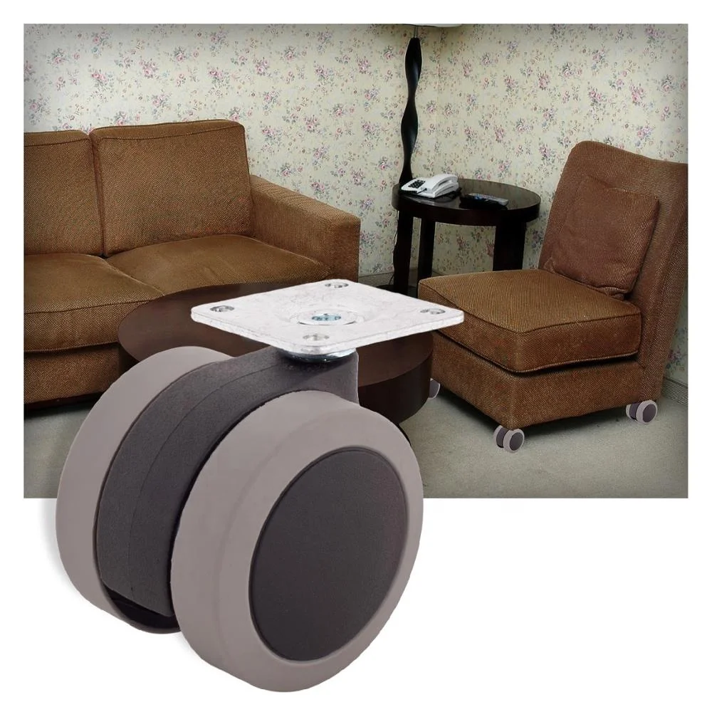 OEM small furniture trolley plate caster wheel
