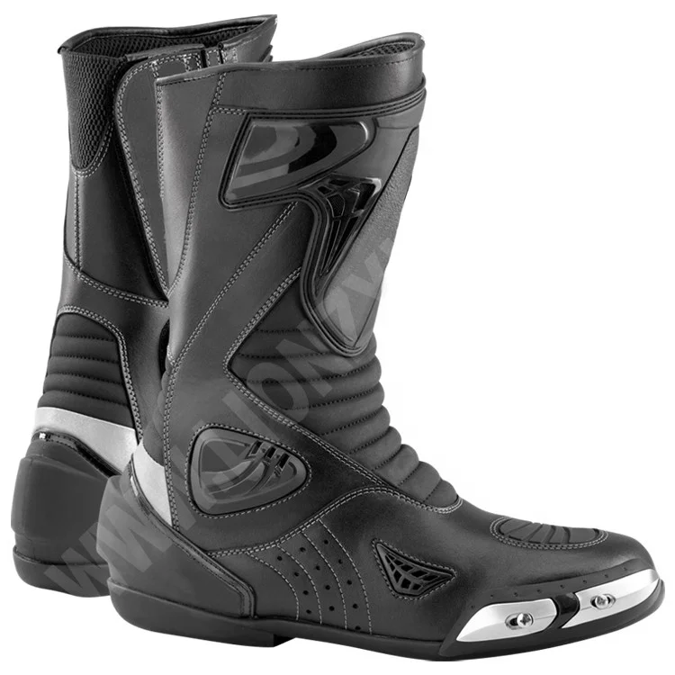 Lionzy International Wholesale OEM Anti Slip Motorbike Riding Waterproof Full Boots Motorbike Touring Shoes Riding Racing