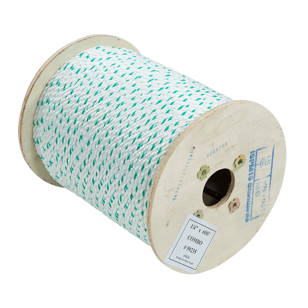 Vietnam supplier premium quality 3-strand white twisted cotton rope making machine rope chains  for wholesale