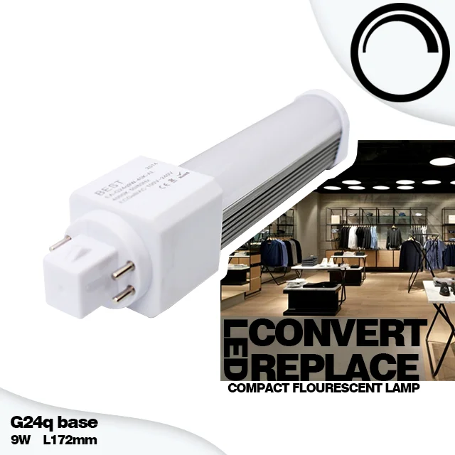 
dimmable G24q 9W PL LED lamp; retrofit g24 26w pl 