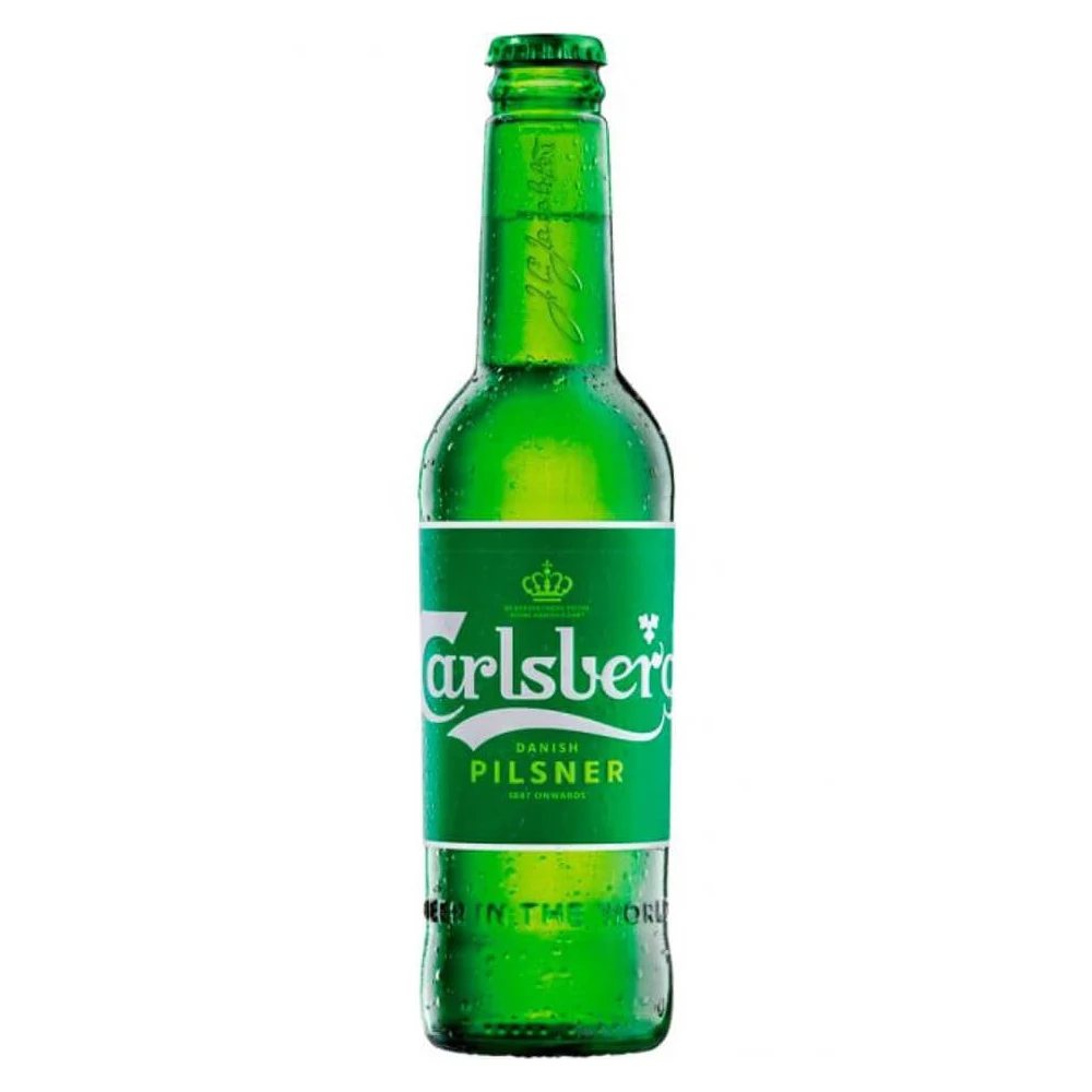 TOP QUALITY Danish Beer - 33cl Carlsberg - Beer of Denmark - Ready to Ship
