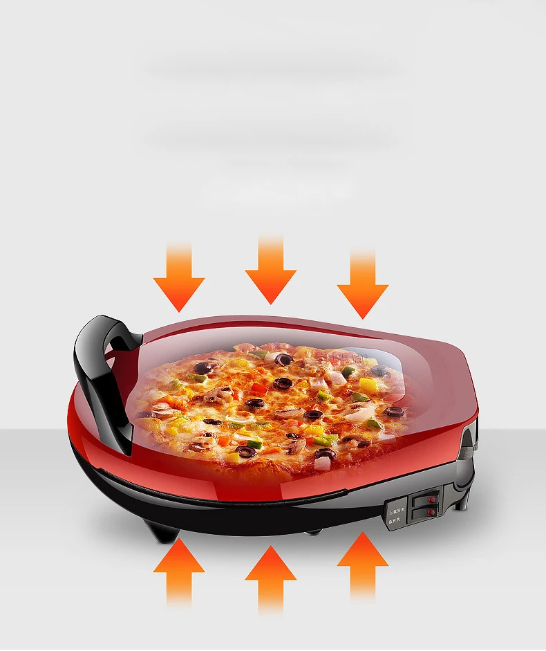 OEM маленькая домашняя итальянская Высококачественная портативная электрическая мини-печь для пиццы из нержавеющей стали
