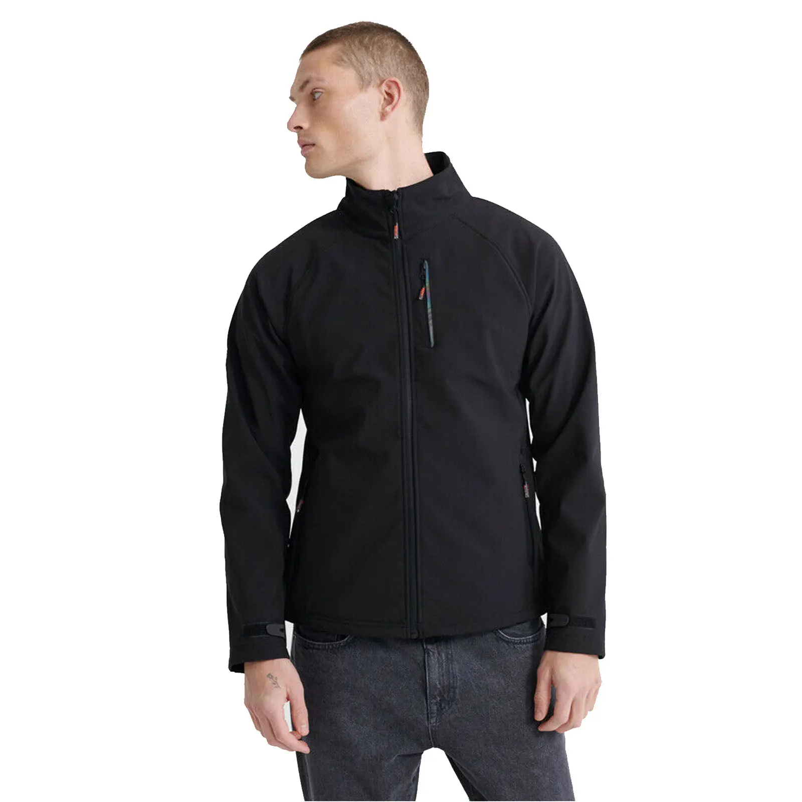 Custom Mens Sports Wholesale Stylish Plain Windproof Waterproof Outdoor Softshell Jacket