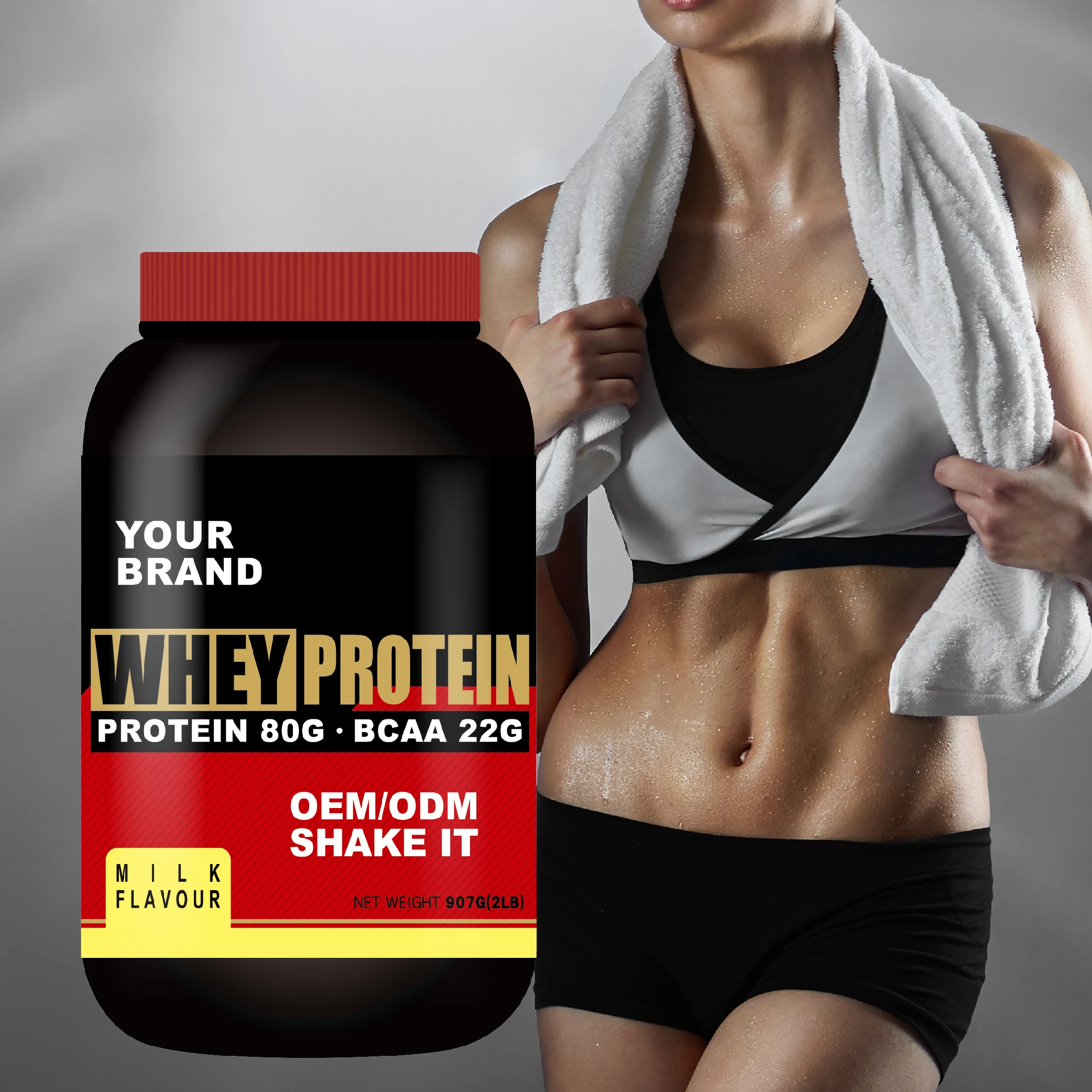 Best Sale american whey protein powder in china Lait Flavour 2lb