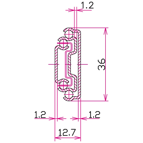 Lock Out Drawer Slide 30 kg