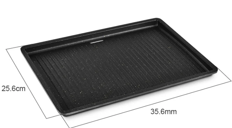 smokeless BBQ grill pan non-stick