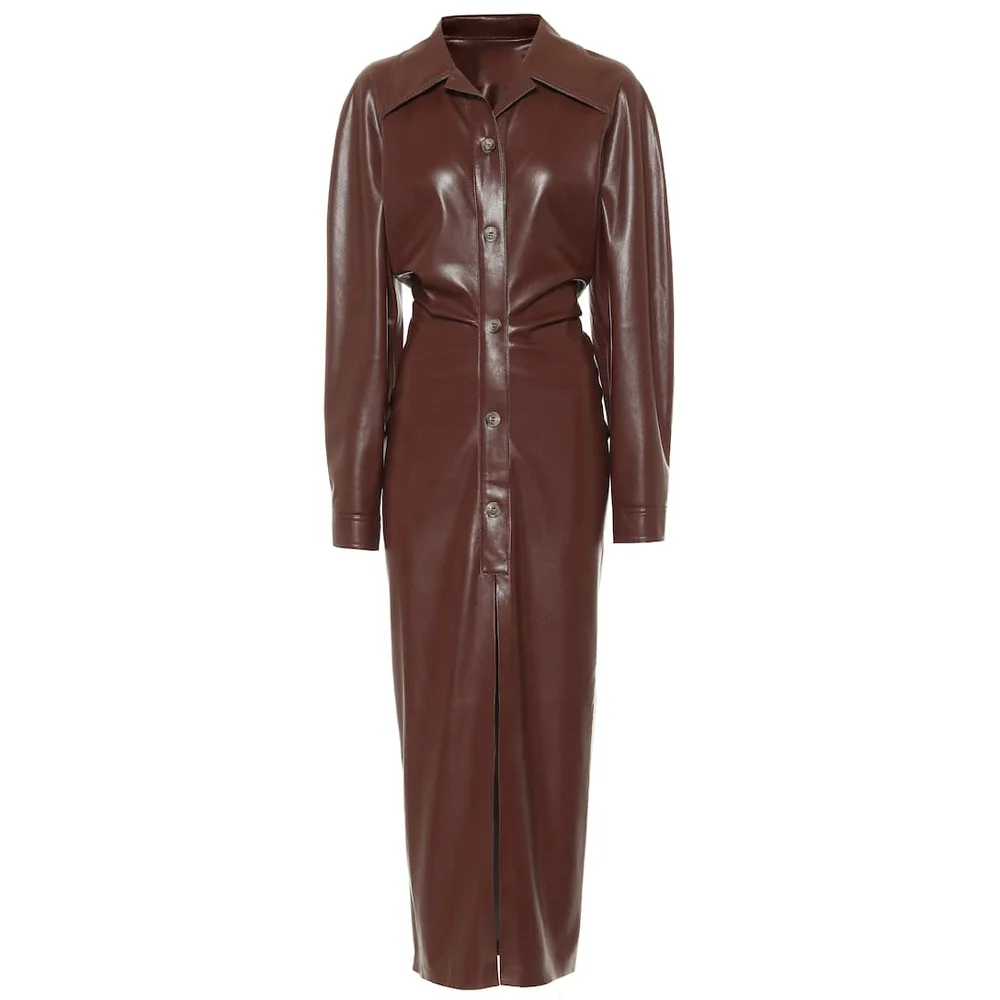 Women summer casual solid color One-word collar lotus leaf dress strapless midi dress Elegant Casual Dresses