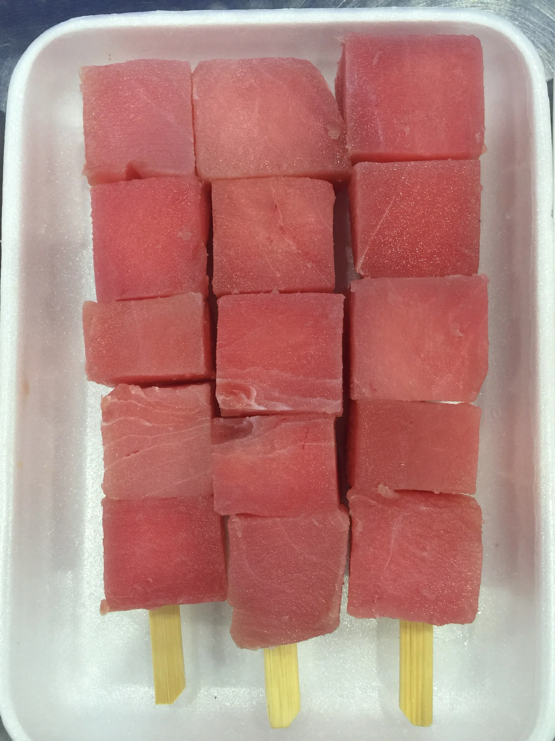 Best seller IQF yellowfin frozen Tuna cube for canned tuna