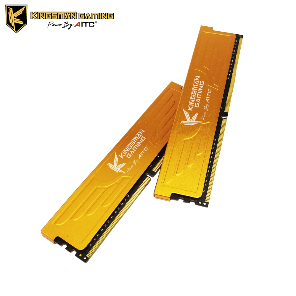  16 Гб ОЗУ ddr 4 2666 МГц игровая память с золотым