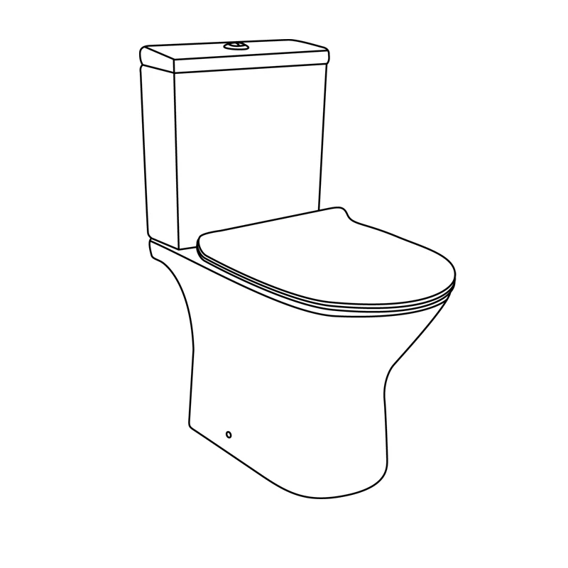  Профессиональный поставщик модерн wc Туалет состоящий из двух частей без оправы P Ловушка общий туалет для продажи туалета
