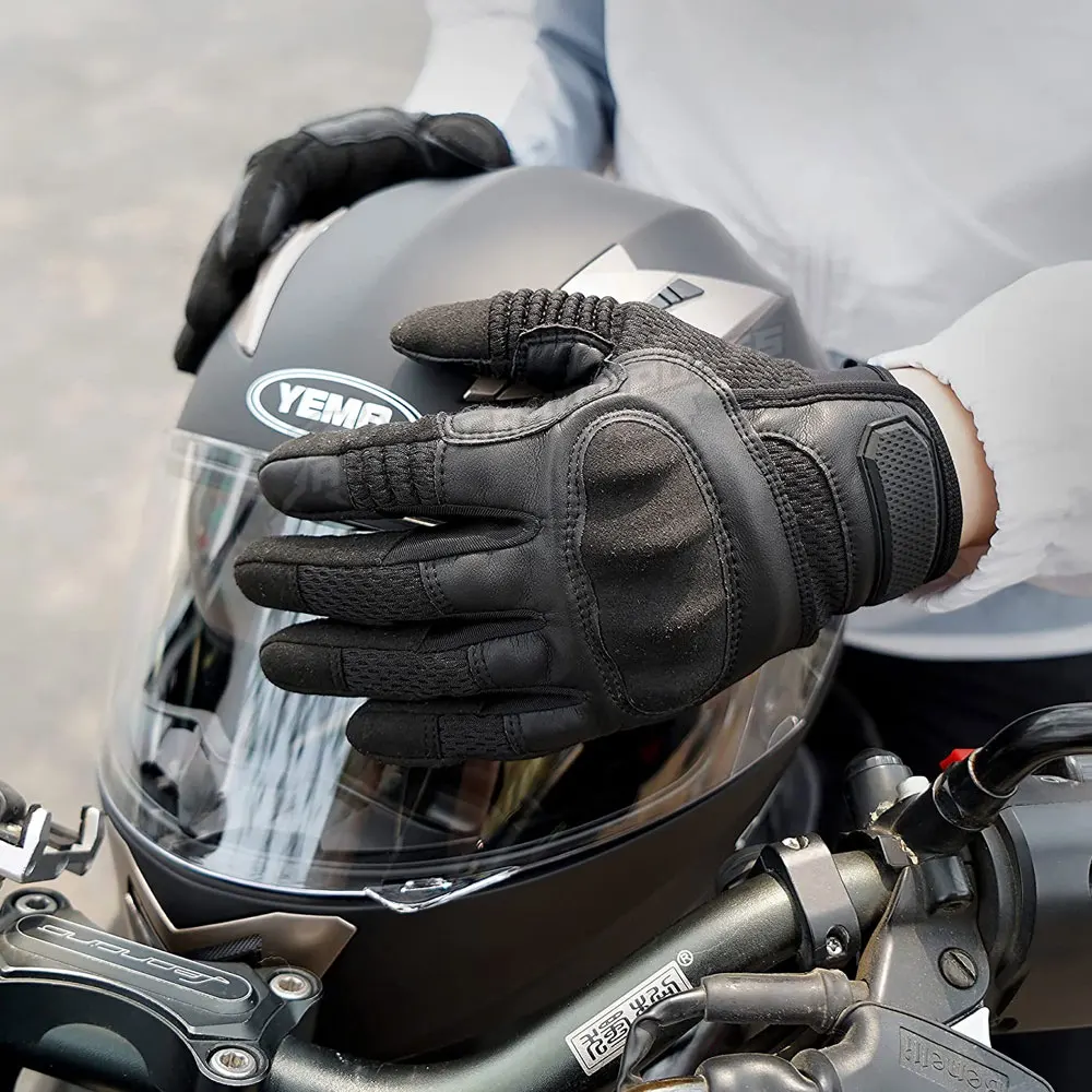 Breathable For Men And Women Gloves Touch Screen Motorcycle Racing Gloves