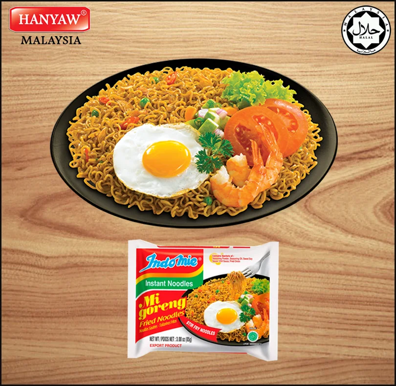 [Малайзия] Быстрая доставка + Halal сертифицированная Лапша для быстрого приготовления Mi горенка (8 шт. X 5 85