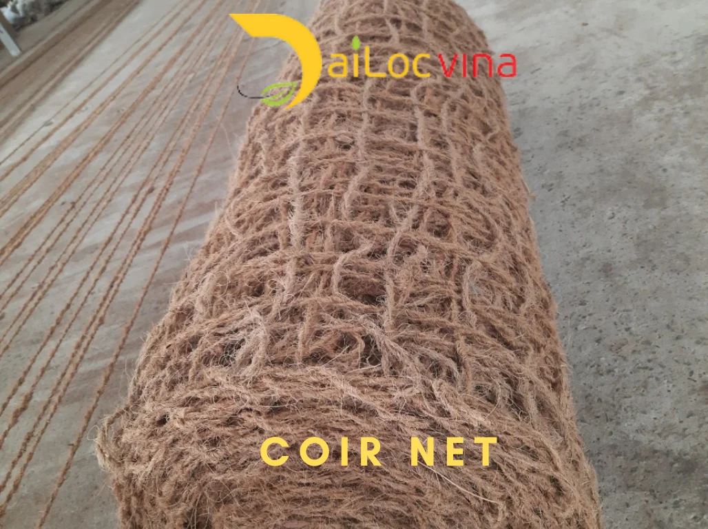 Coconut coir log for river bank stabilization - coir log for erosion control
