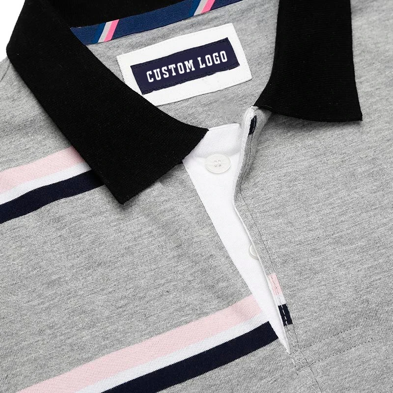 
Dropshipping 13 Colors T Shirt Men Logo Embroidery Short Sleeve T-Shirts Casual Turn Down Collar Tops Tees For Men 