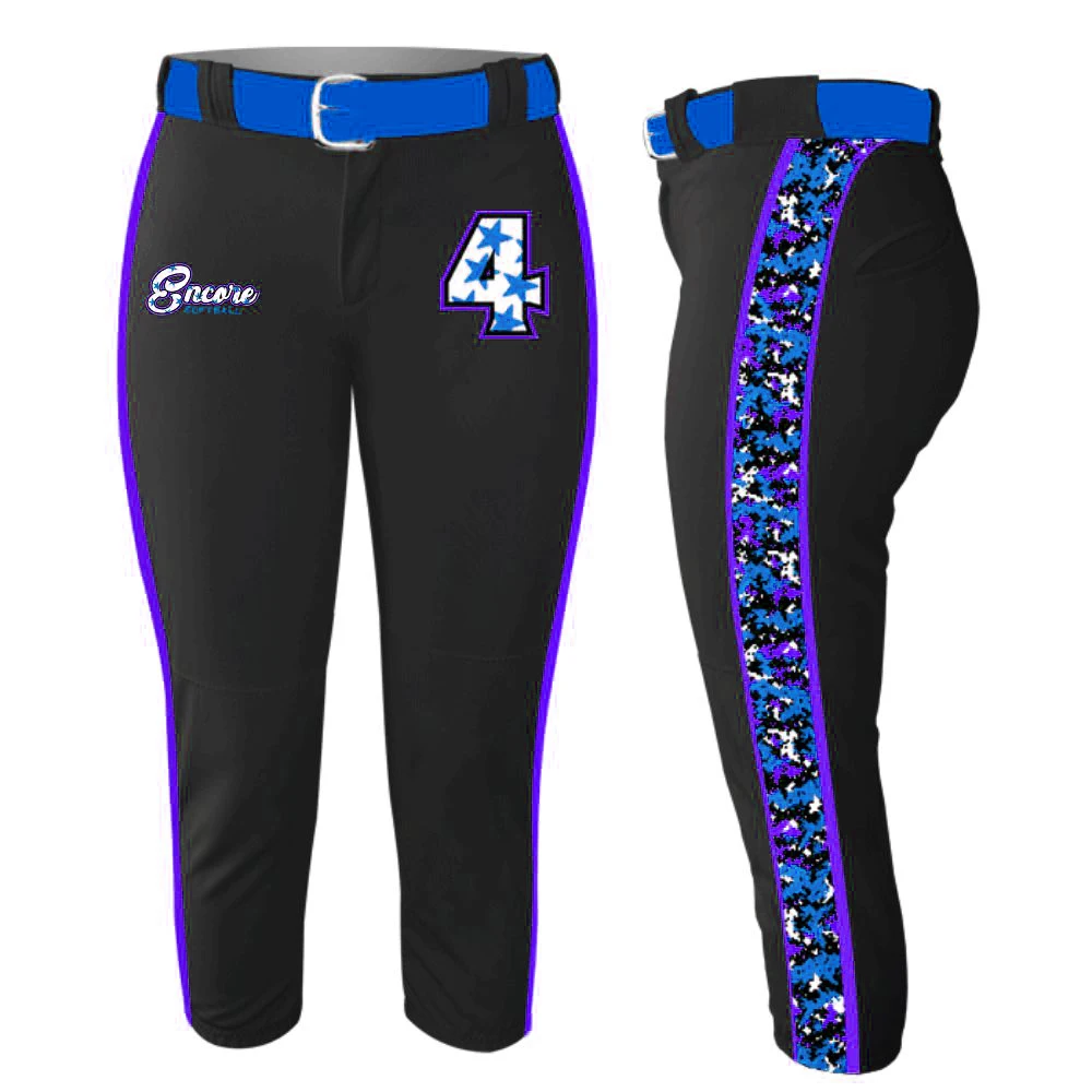 High Manufacturer Custom Sublimation Printed Softball Baseball Uniform Wholesale Pants