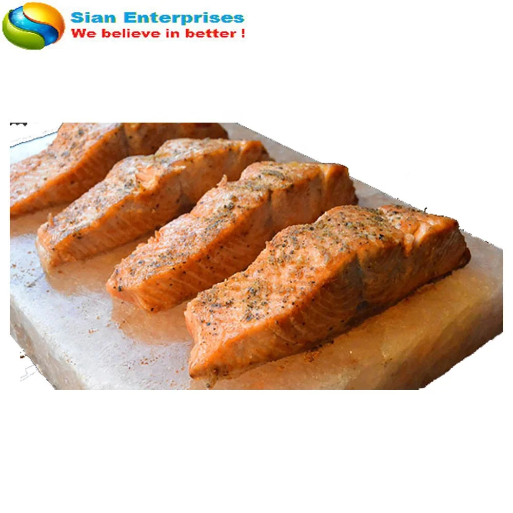 
Himalayan Crystal Salt Tile 8x8x2 for Grilling on BBQ Made By Pure Salt-Sian Enterprises 
