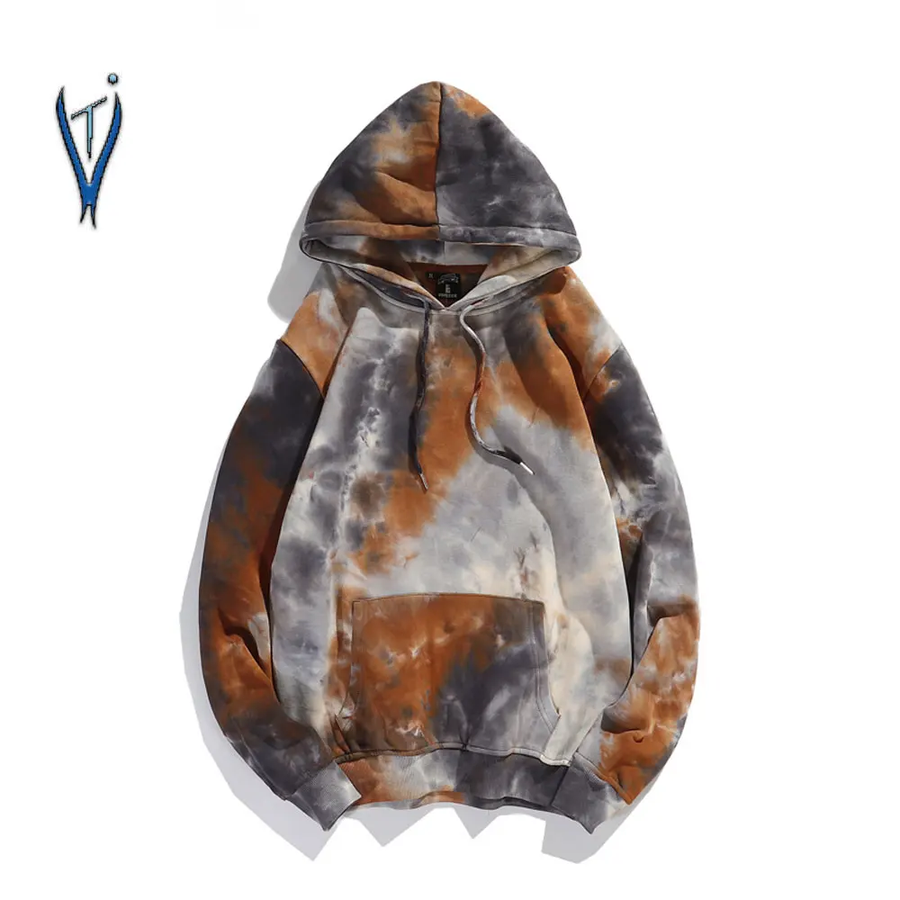 Beautiful design tie Dye Hoodies Hot Sale Popular Breathable Long-sleeved Unisex Pullover