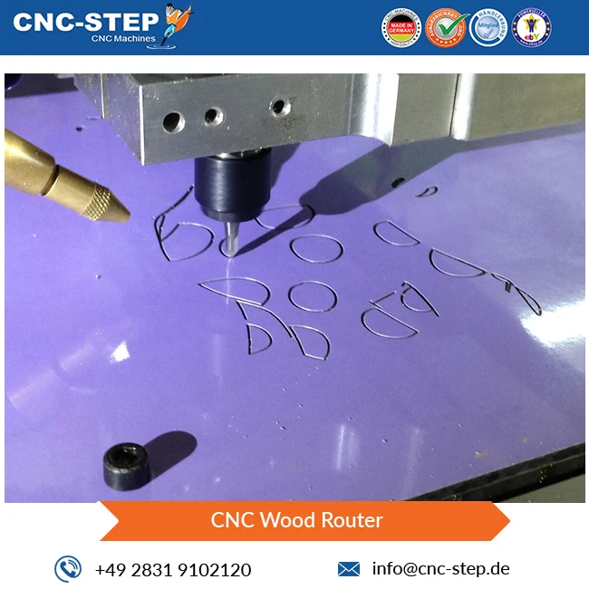 0.8-4.5 kW Spindle Motor Power High Performance CNC Wood Router Machine High-Z S-1000/T 1396 x 870 x570 mm