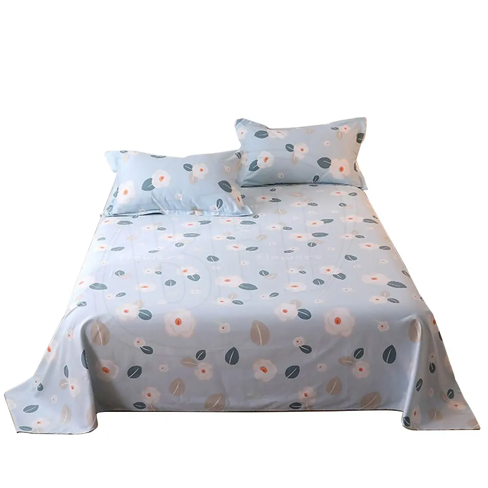 3 Piece Sale Bed Sheet Made In 100% Cotton Bed Sheet With Best Printing