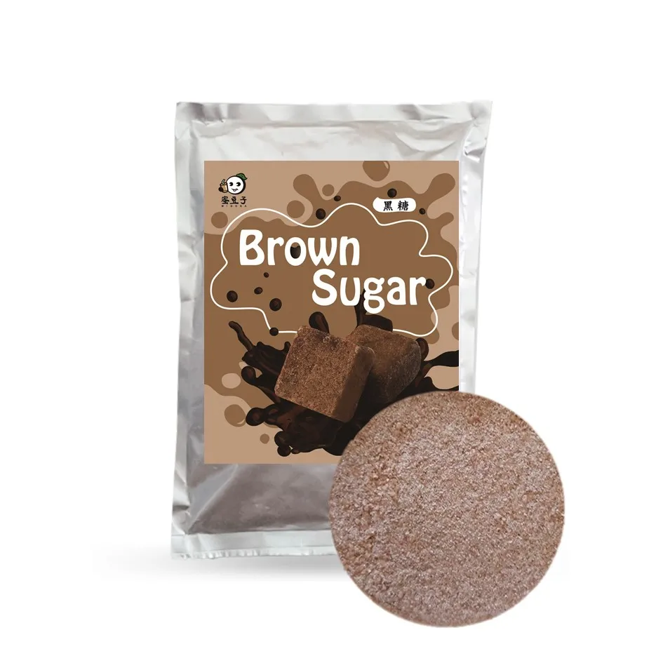 Сыпучий коричневый сахар молочный чай смешанный порошок Немолочный Тайвань