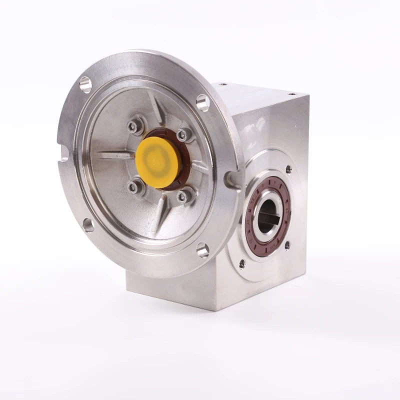 Manual Gearbox Reducer Turn Device 1:80 Ratio Speed Worm Gear Box with Electric Motor