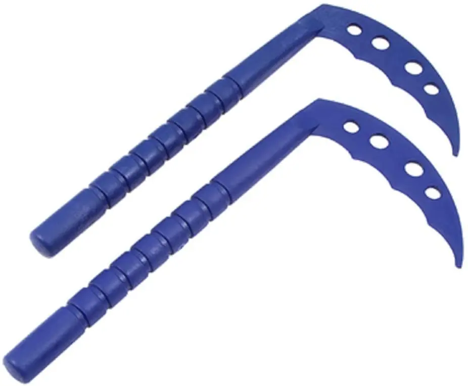 Black plastic Kama weapon karate taekwondo training weapon