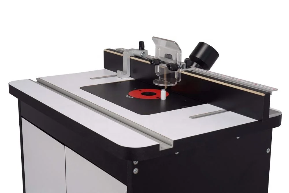 Convenience woodworking board cabinet router table
