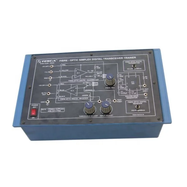 Fibre-Optic Simplex Digital Transceiver Trainer