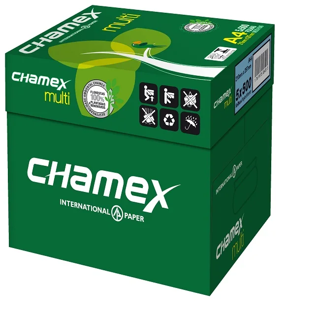 
Высококачественная копировальная бумага формата A4 Chamex 80 г/м2/75 г/м2/70 г/м2, Офисная копировальная бумага Chamex 