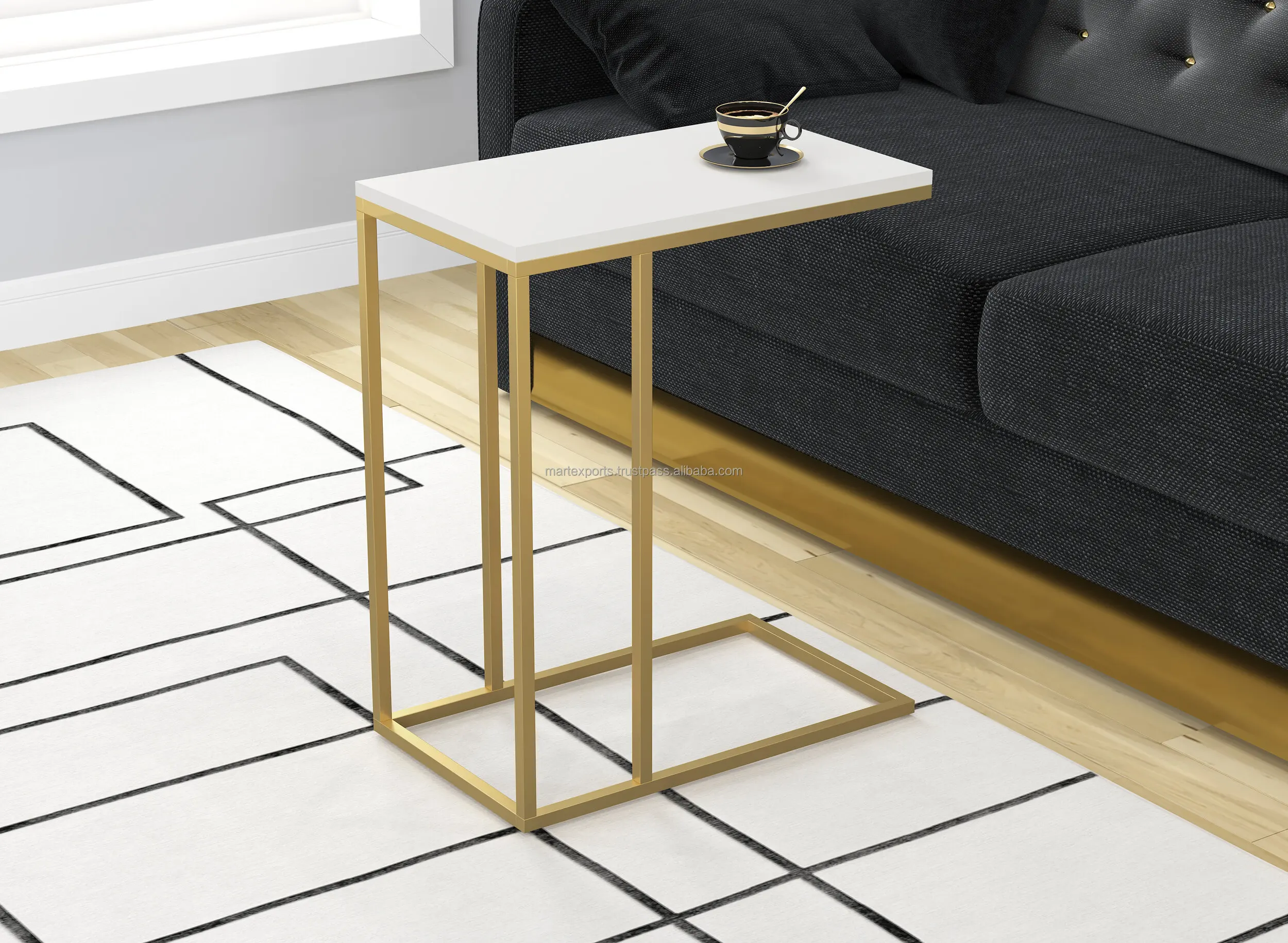 High quality Iron under sofa side  end table for your home living room office hotel in wholesale prices