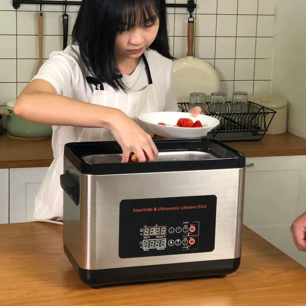Ультразвуковое устройство для готовки под вакуумом инновационное применение равномерное нагревание приготовление вкусных продуктов лучшее качество 6 л